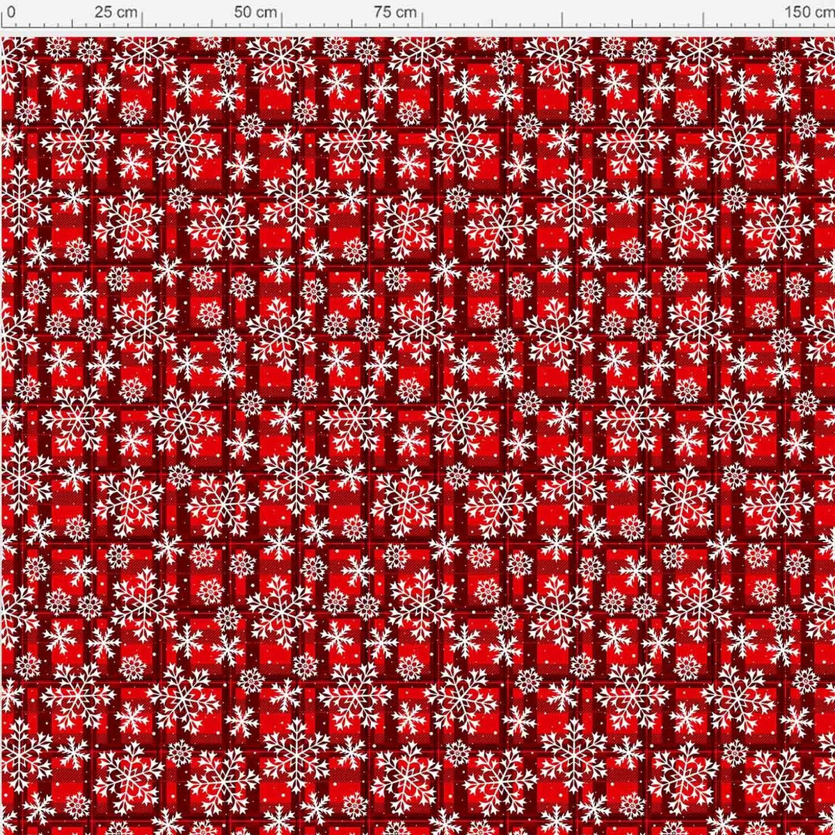 Water Resistant Christmas Fabric Oxford - 50155