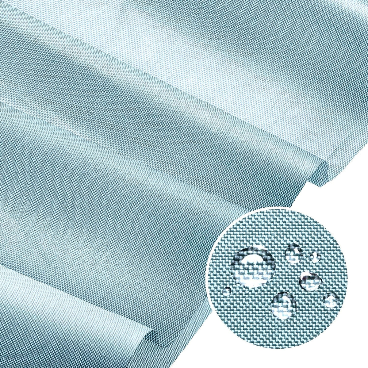 Water Resistant Fabric Oxford - Pastel Light Blue