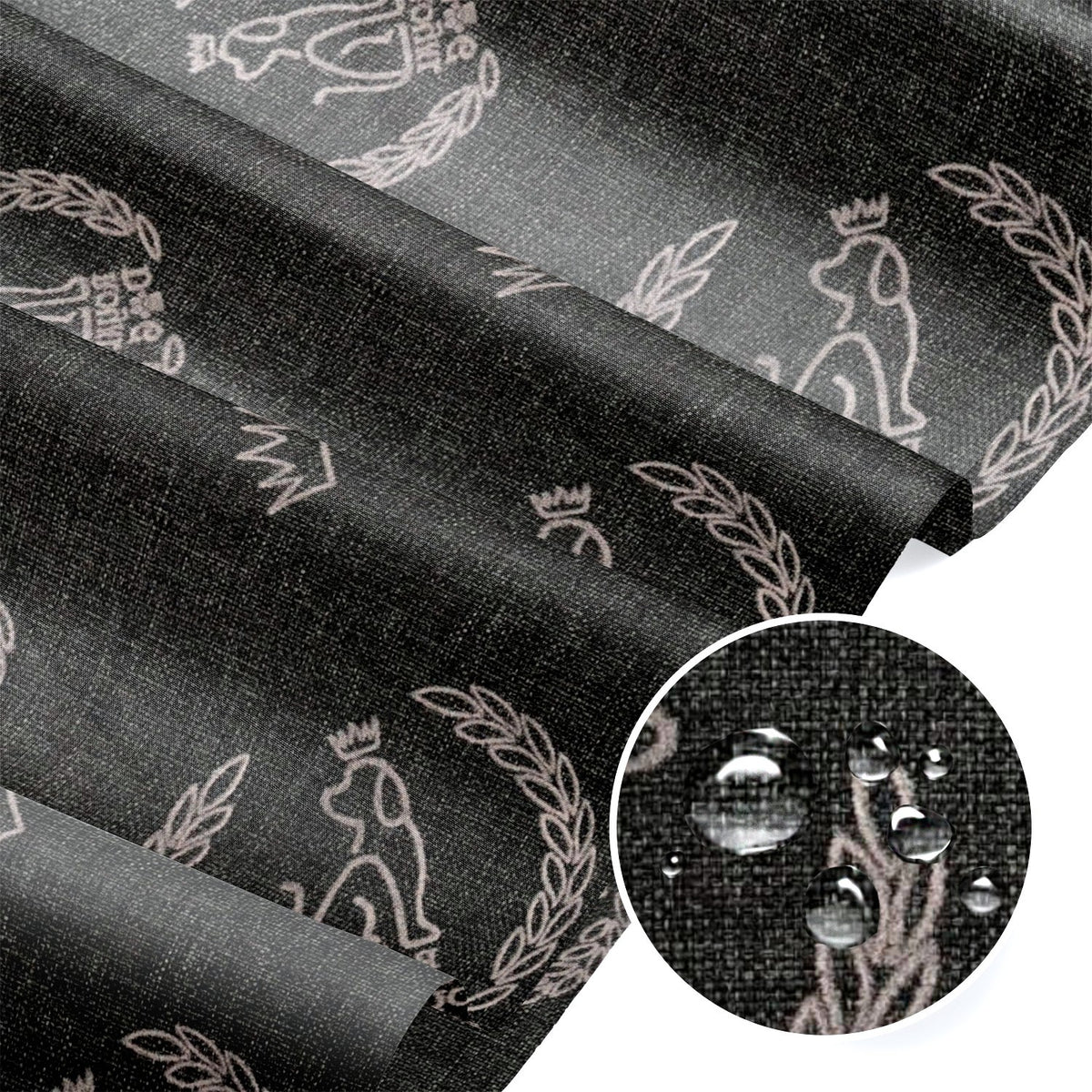 Water Resistant Fabric Oxford - ROYAL DOG II
