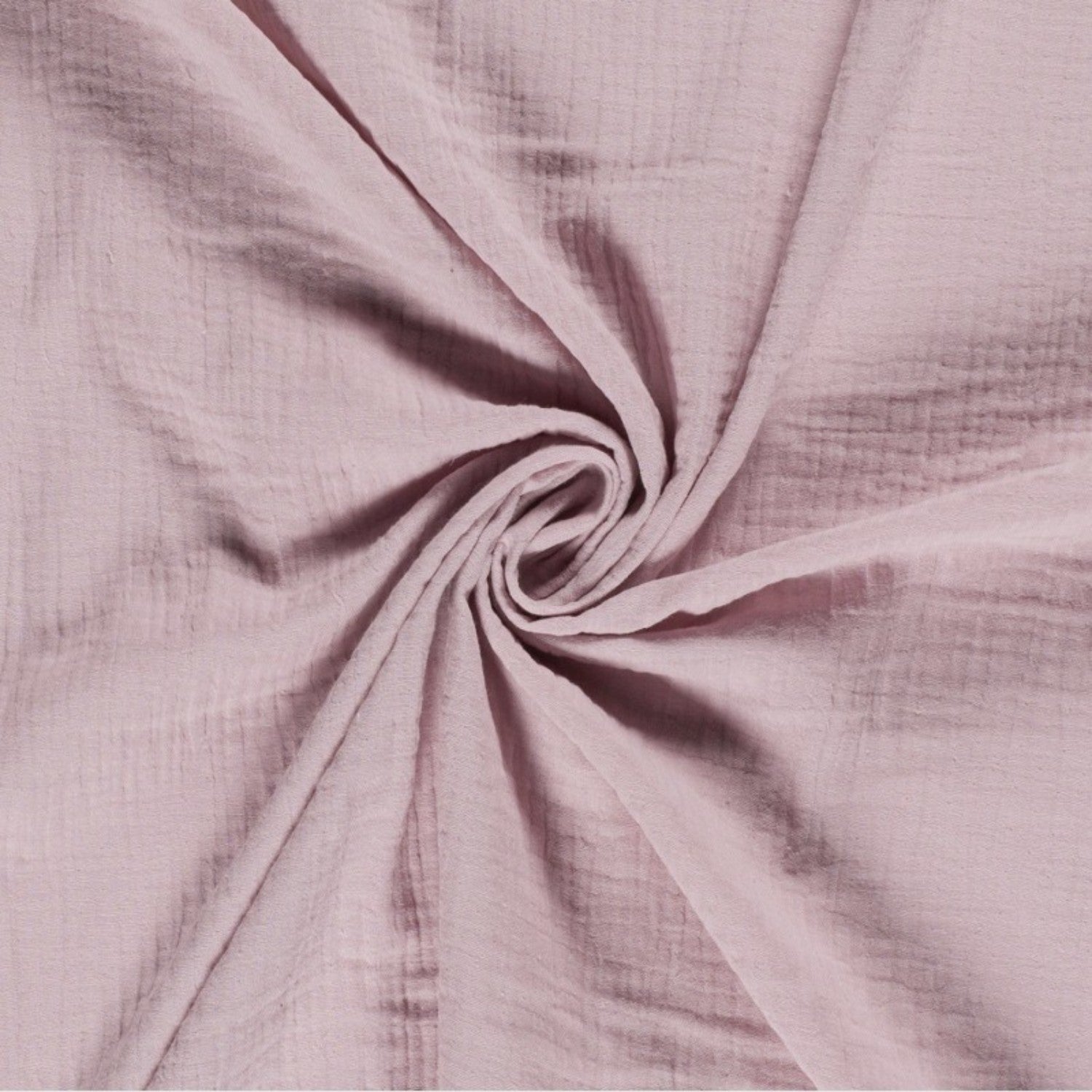 Muselina doble gasa de algodón - rosa empolvado